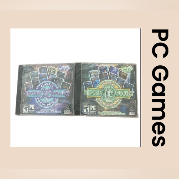 2 Hidden Object 10 Pack Classic Adventure Games - Picture 1 of 6